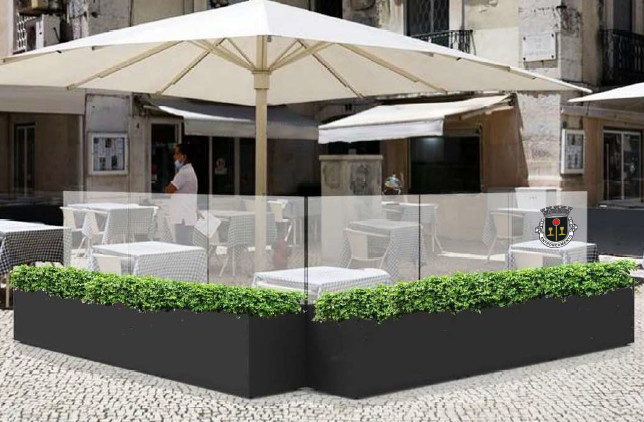 Layouts de esplanadas para valorização do espaço público