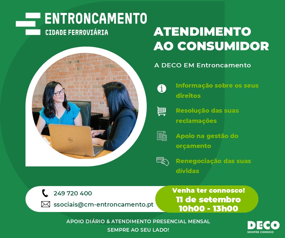 Atendimento Entroncamento 11 de setembro 2025