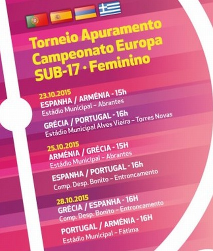 Entroncamento recebe jogos de apuramento para o Campeonato da Europa Sub-17 Feminino