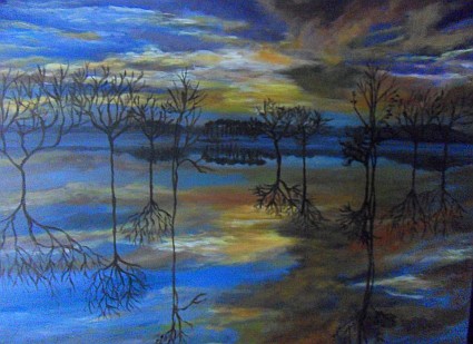 Reflexos | Exposição de Pintura de Mena Marques na Galeria Municipal