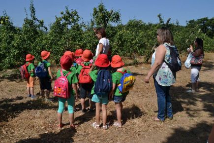 Crianças participantes no Projeto "Heróis da Fruta" realizaram visita ao Cadaval