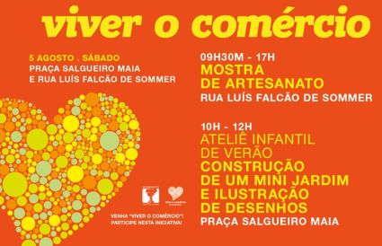 "Viver o Comércio" na cidade em Agosto