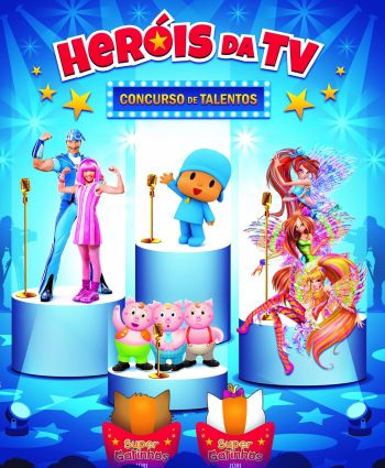 Espetáculo Infantil Heróis da TV . Concurso de Talentos