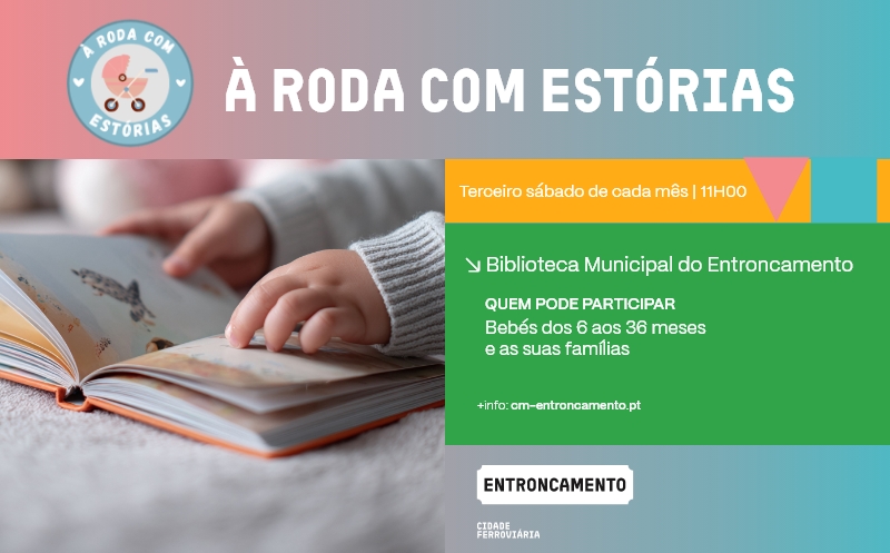 À Roda com Estórias | Biblioteca Municipal promove leitura e vínculo afetivo desde a primeira infância