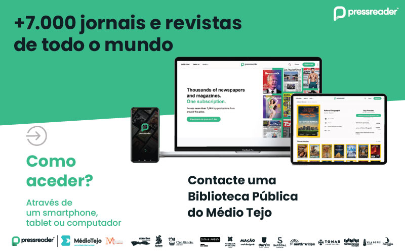 Cartaz PressReader Bibliotecas banner banner
