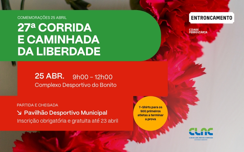 27ª Corrida da Liberdade | Inscrições a decorrer