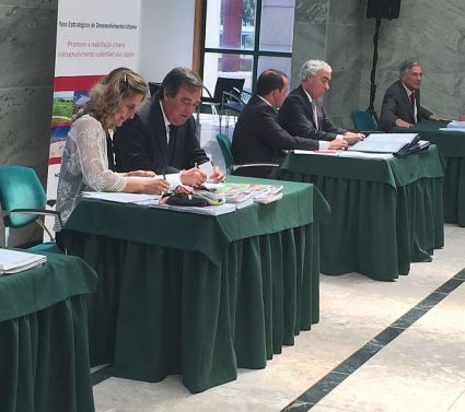 Entroncamento assina Contrato de Financiamento de 5,6 Milhões de Euros no âmbito do PEDU