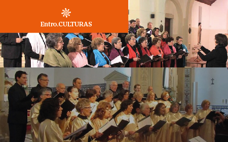 Entro.CULTURAS com Coro do Orfeão do Entroncamento e Coro do Círculo de Cultura Musical Bombarralense