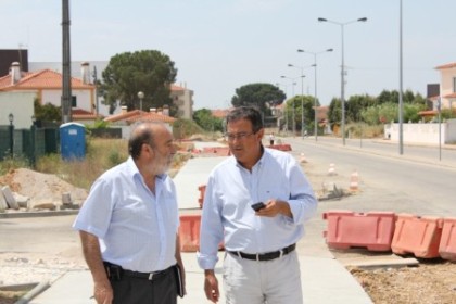 Visita às obras em curso na Freguesia de Nossa Senhora de Fátima