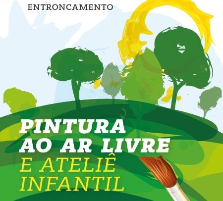 Pintura ao ar livre e ateliê infantil junto ao Parque Infantil do Bonito