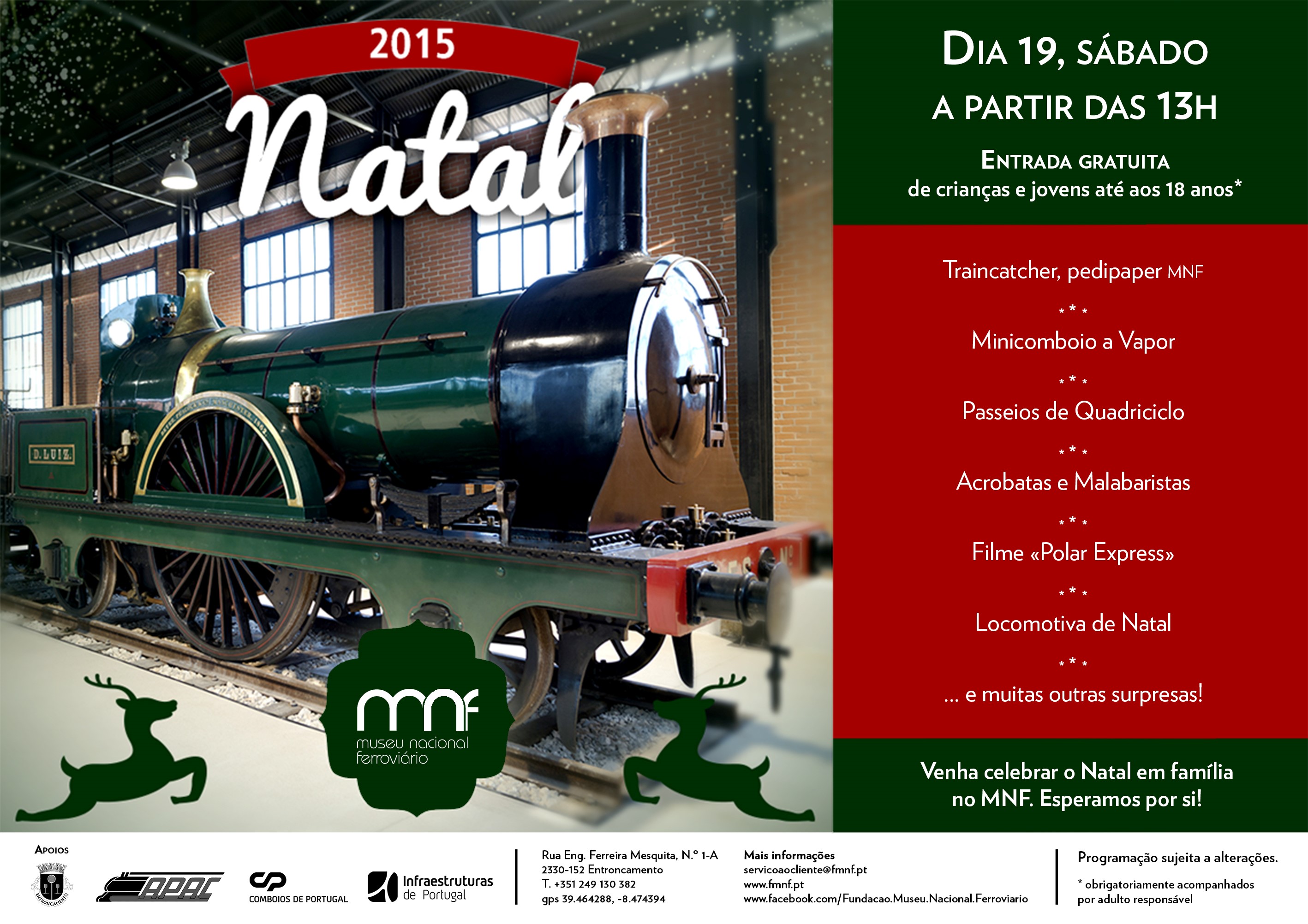 Natal no Museu Nacional Ferroviário