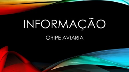 Informação do Município - Gripe Aviária