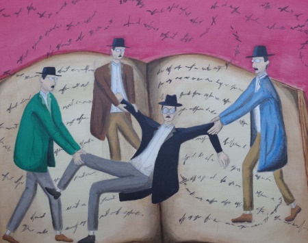 Exposição Coletiva de Pintura sobre tela "Ilustração de uma Poesia" dos Alunos do 12º Artes Visuais da Escola Secundária do Entroncamento