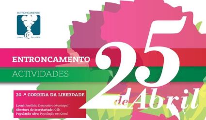 20ª Corrida da Liberdade 25 de Abril . Inscrições