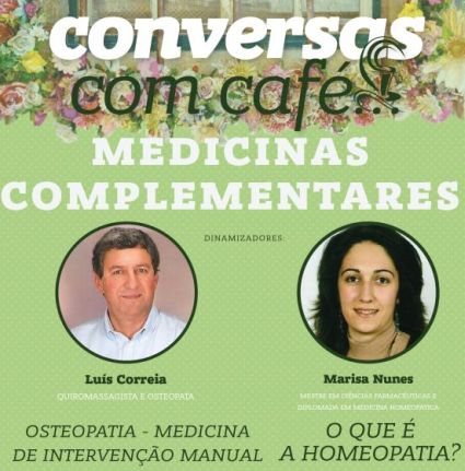Medicinas Complementares nas "Conversas com Café"
