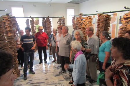 Visita dos utentes do Centro de Convívio ao Observatório do Sobreiro e da Cortiça de Coruche