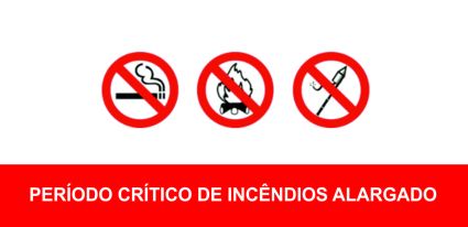 Período Crítico de Incêndios alargado até 23 de novembo