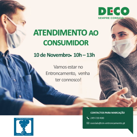 10 novembro | Atendimento DECO no Entroncamento