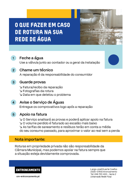 Rotura Rede Agua Flyer A5
