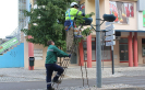 Arranjo das floreiras da Avenida Dr. José Edurdo Vitor das Neves